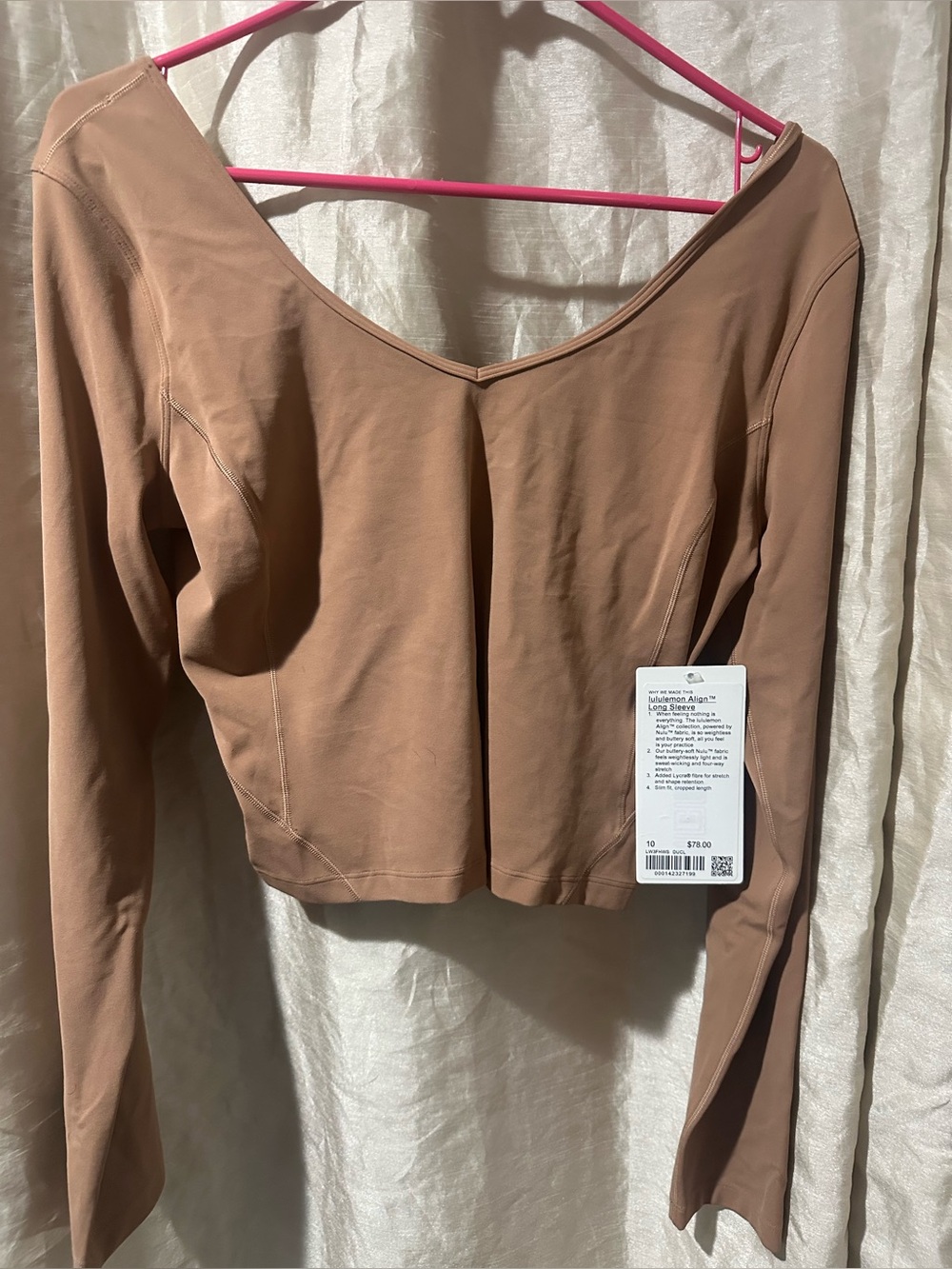 Lululemon Align Long Sleeve- Tan